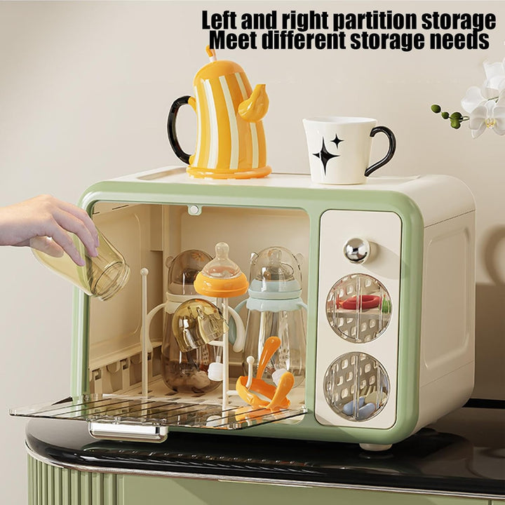 Générique Baby Bottle Organizer, faltbare Bottle Storage, Nursing Cutlery Box, Baby Bottle Drying Ra