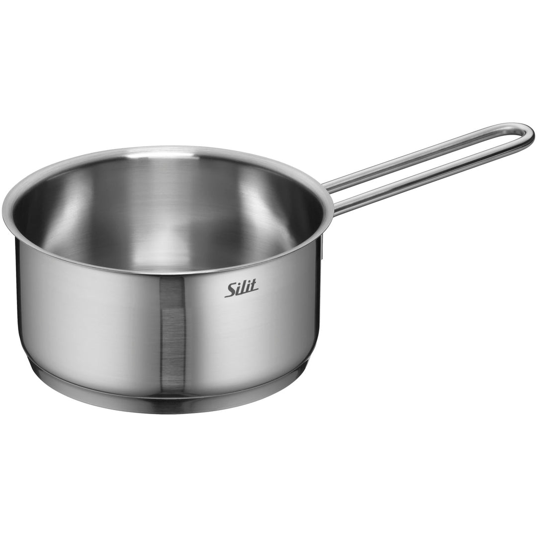 Silit Achat Stielkasserolle Induktion 16cm ohne Deckel, kleiner Topf, Kochtopf klein 1,5l, Milchtopf