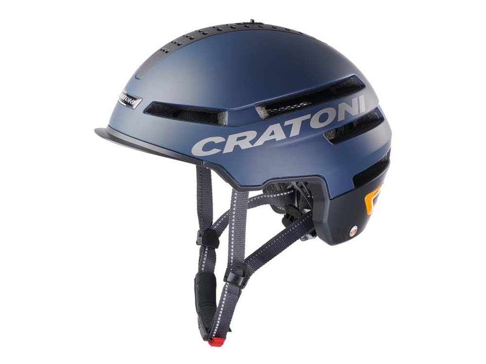 Cratoni Unisex – Erwachsene Smartride Helme, Blau Matt, M