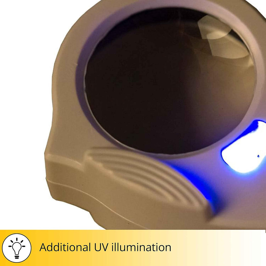 Levenhuk Zeno Gem M7 Kompakte, Einschlaglupe mit LED- und UV-Beleuchtung, in Bunter Verpackung