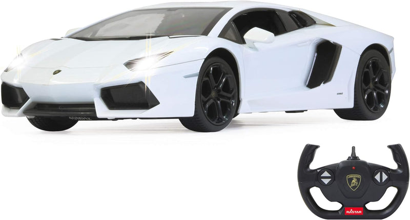 JAMARA 404316 - Lamborghini Aventador 1:14 2,4GHz - offiziell lizenziert, bis 1 Std. Fahrzeit bei 11