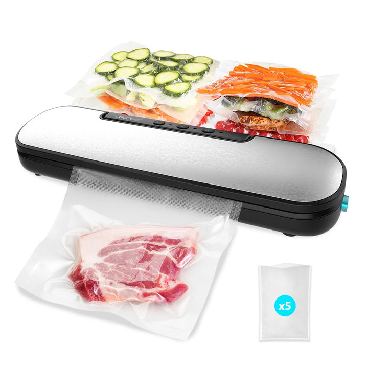 Cecotec SealVac Vakuumiergerät Easy Magnetik, 90 W, verpackt in 10 Sekunden, Vakuumdruck 0,6 bar, Ve