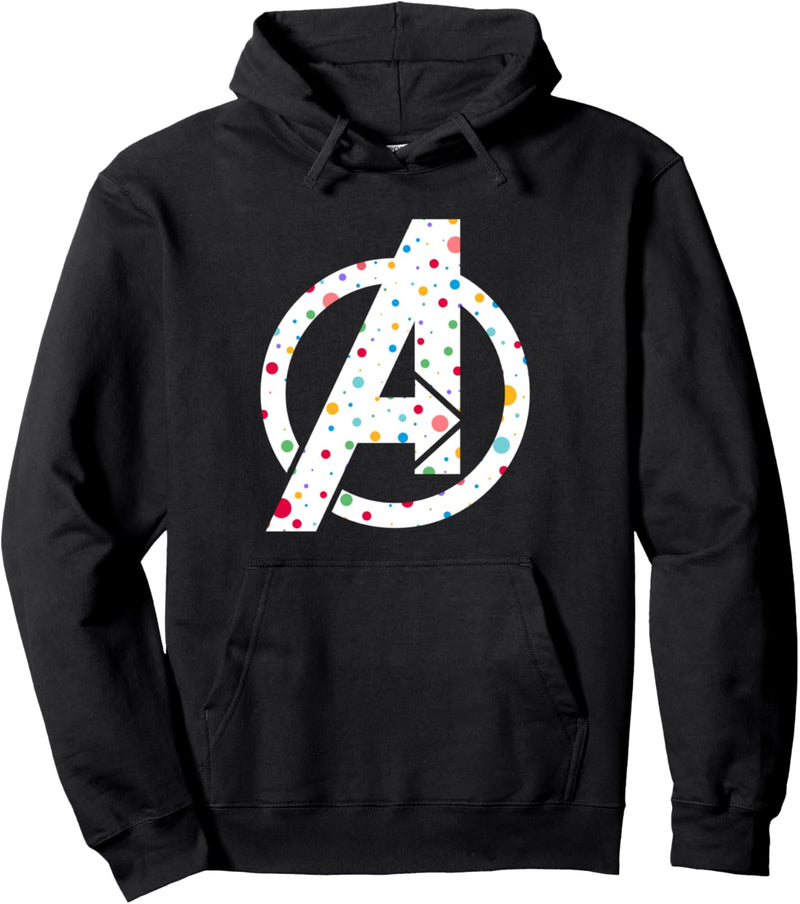 Marvel Avengers A Logo Polka Dots Pullover Hoodie