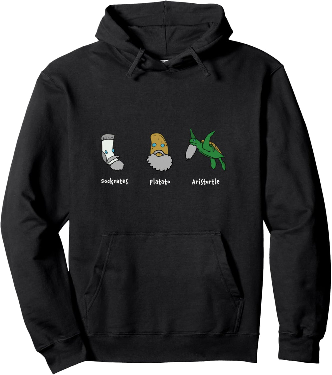 Philosophie Sokrates Platon Aristoteles für Philosophen Pullover Hoodie