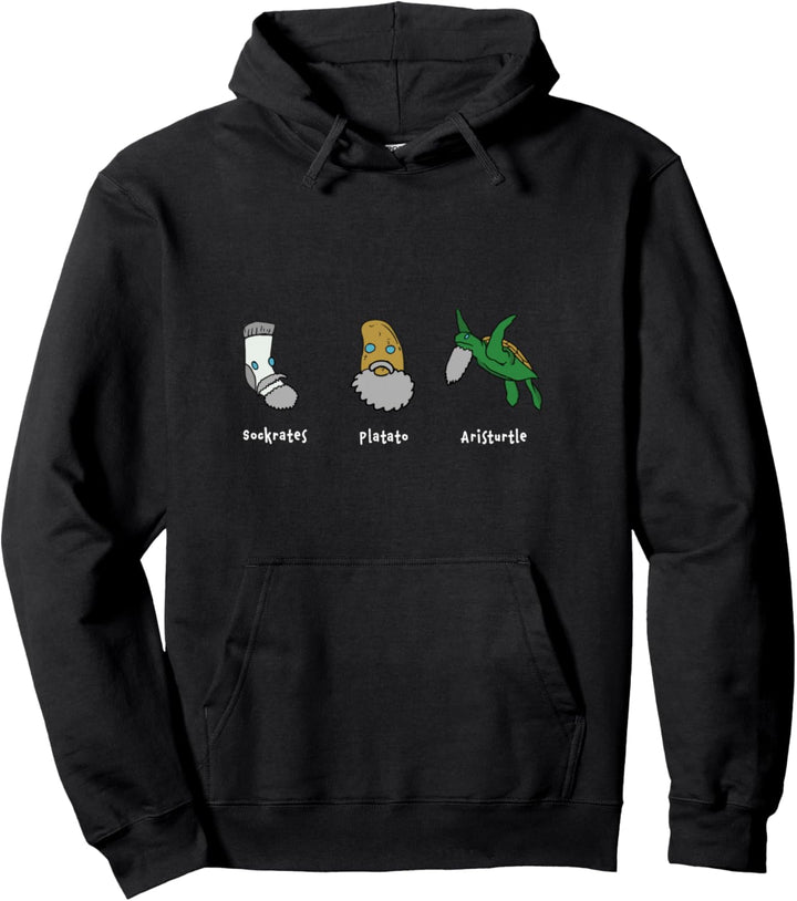 Philosophie Sokrates Platon Aristoteles für Philosophen Pullover Hoodie