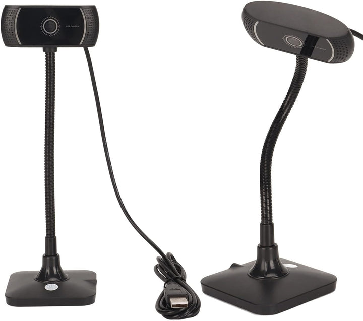 Webcam 1080P Webkamera, USB Desktop Full HD Kamera Video Live Webcam mit Rauschunterdrückungsmikrofo