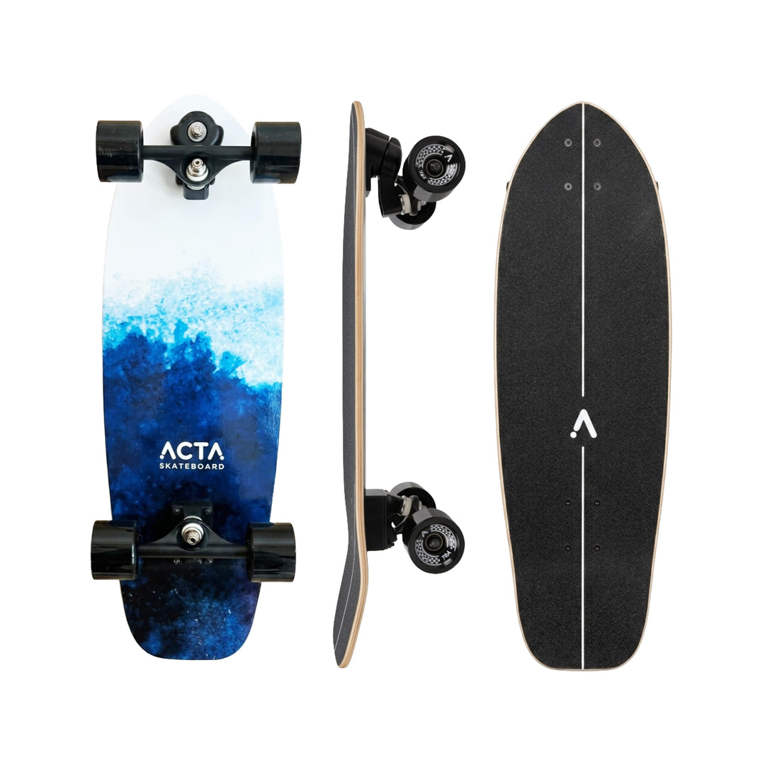 ACTA Surfskate Foam V2 31" - Ocean Surf-Skate Board aus Ahorn, 7-lagig, ideal für Anfänger &amp; Fortges