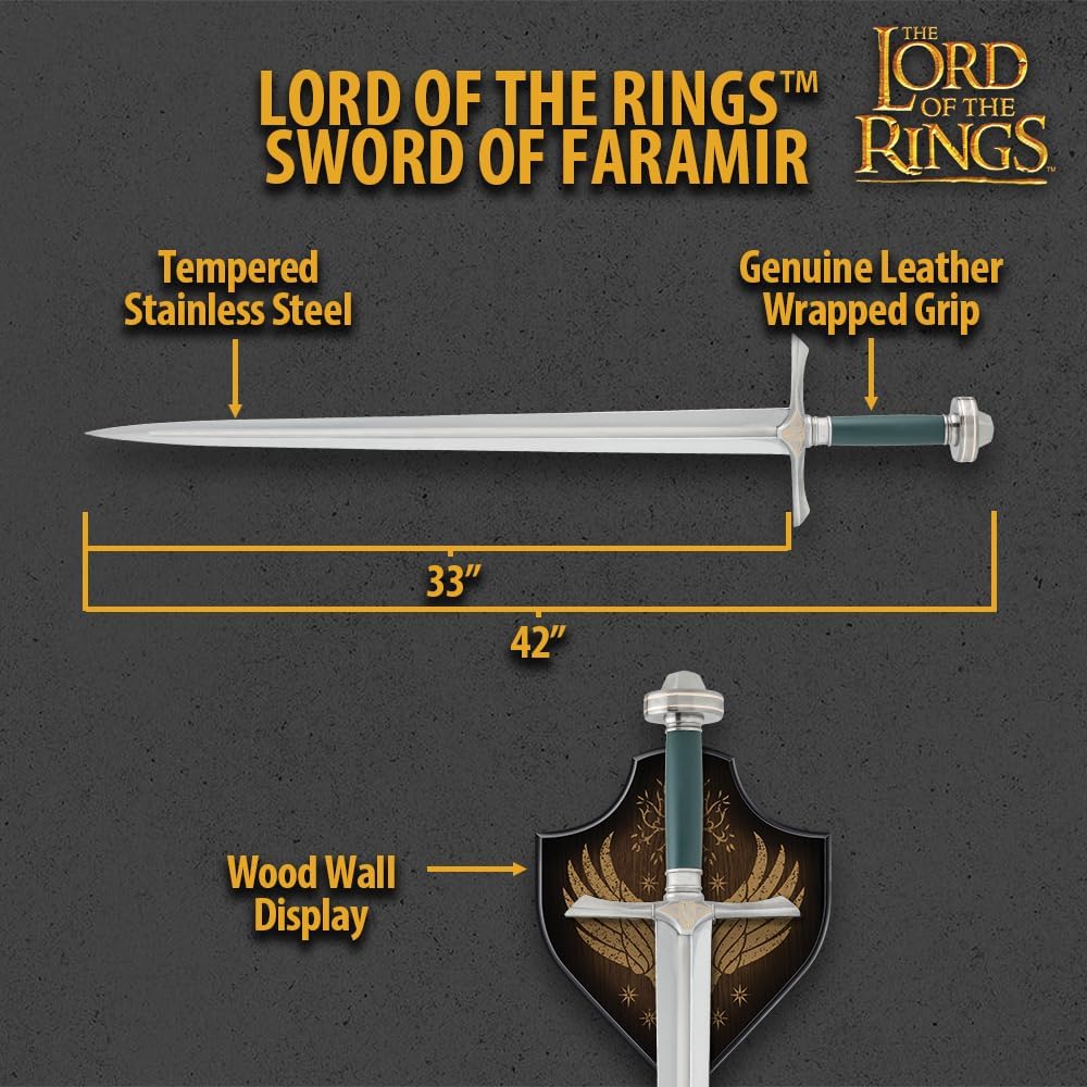 Le Seigneur des Anneaux réplique 1/1 épée Faramir 107 cm