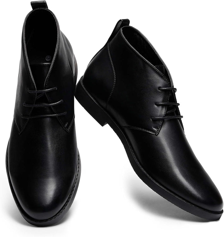 Bruno Marc Herren Chukka Stiefel Desert Boots Suede Leder Schnürstiefel Stiefeletten 47 EU Schwarz,