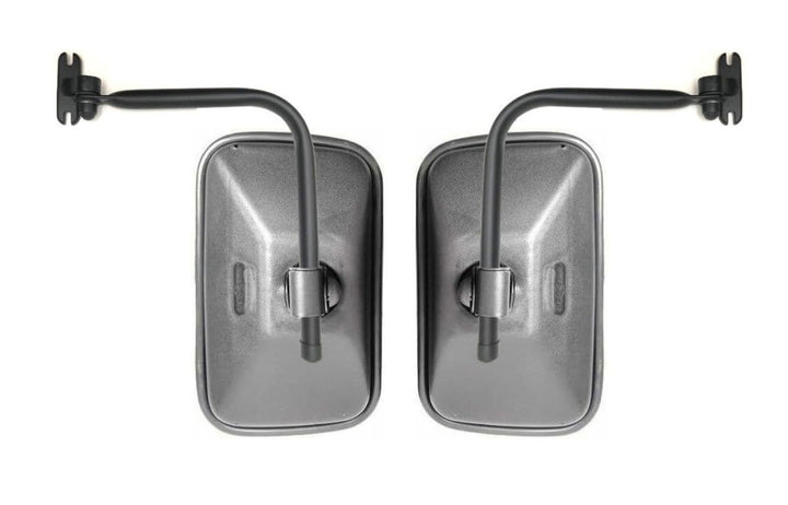 MelTruck® 2x Aussenspiegel Seitenspiegel 250 x165 mm ø18 LKW Traktor Bagger Spiegelhalter