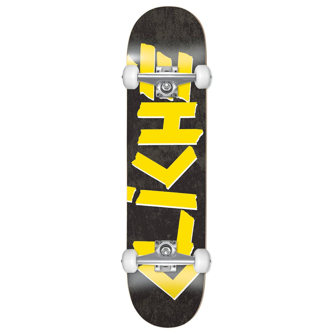 Komplettes Skateboard Scotch 7,875 x 31,65 cm schwarz/gelb