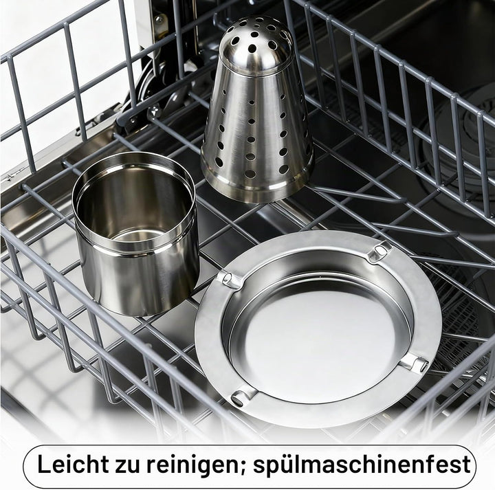Hähnchenbräter, Edelstahl Hähnchengrill Hähnchenhalter Grill Hähnchengriller Geflügelbräter mit Abtr