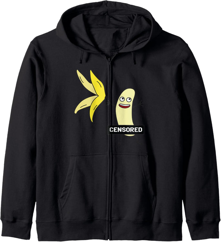 Funny Banana Gift T Shirt For Vegans Vegetarian Naked Banana Kapuzenjacke