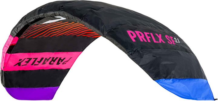Wolkenstürmer® Paraflex Basic 2-Leiner Lenkmatte 2.1 SE grau - Kite Drachen mit Flugschlaufen – Zwei