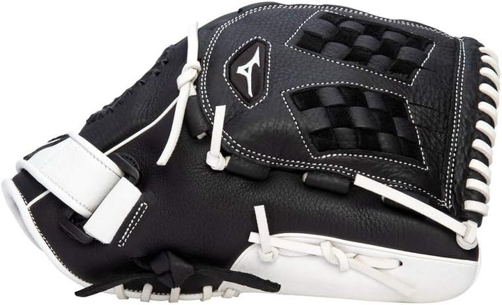 Mizuno Franchise Fastpitch Softballhandschuh Serie Linke Hand Wurf 30,5 cm Schwarz, Linke Hand Wurf
