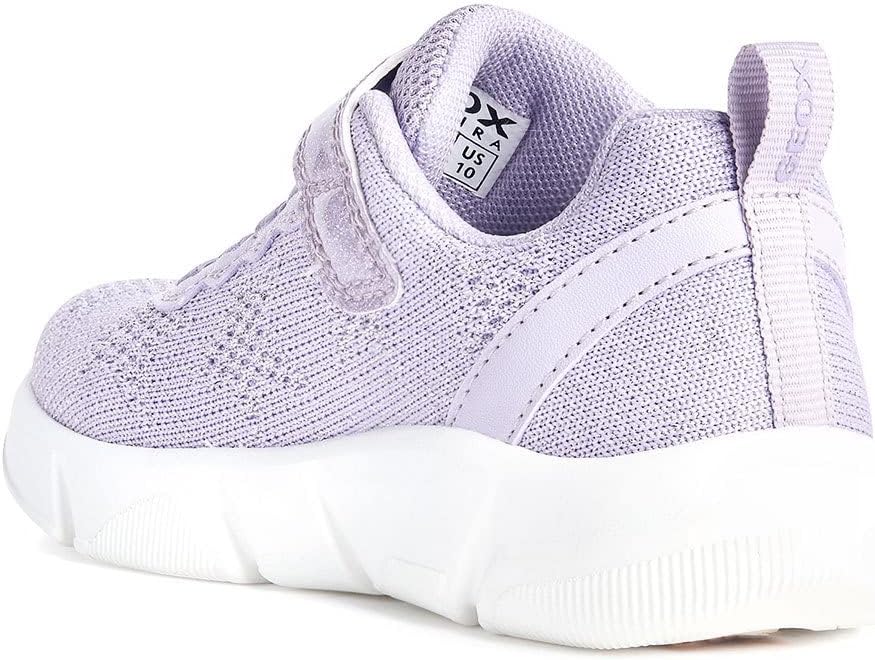 Geox Mädchen J Aril Girl Sneaker, Lilac