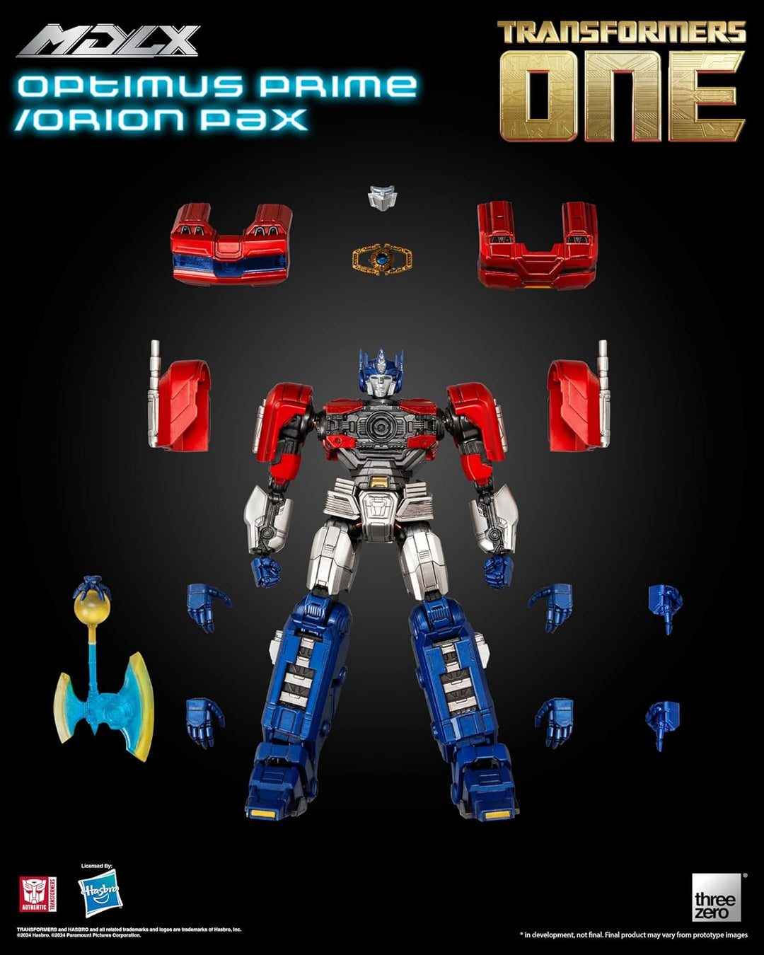 threezero store Transformers One: Optimus Prime Orion Pax MDLX Actionfigur