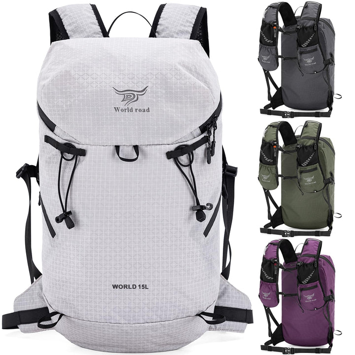 Kimwadalh Kleiner Rucksack 15L Wanderrucksack für Damen Herren Rucksäcke für Radsport Outdoor Trekki