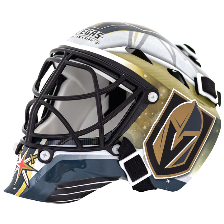 Franklin Sports Eishockey-Sammelartikel Torwart-Helm Mini, Design: Logo Einer NHL-Mannschaft Vegas G
