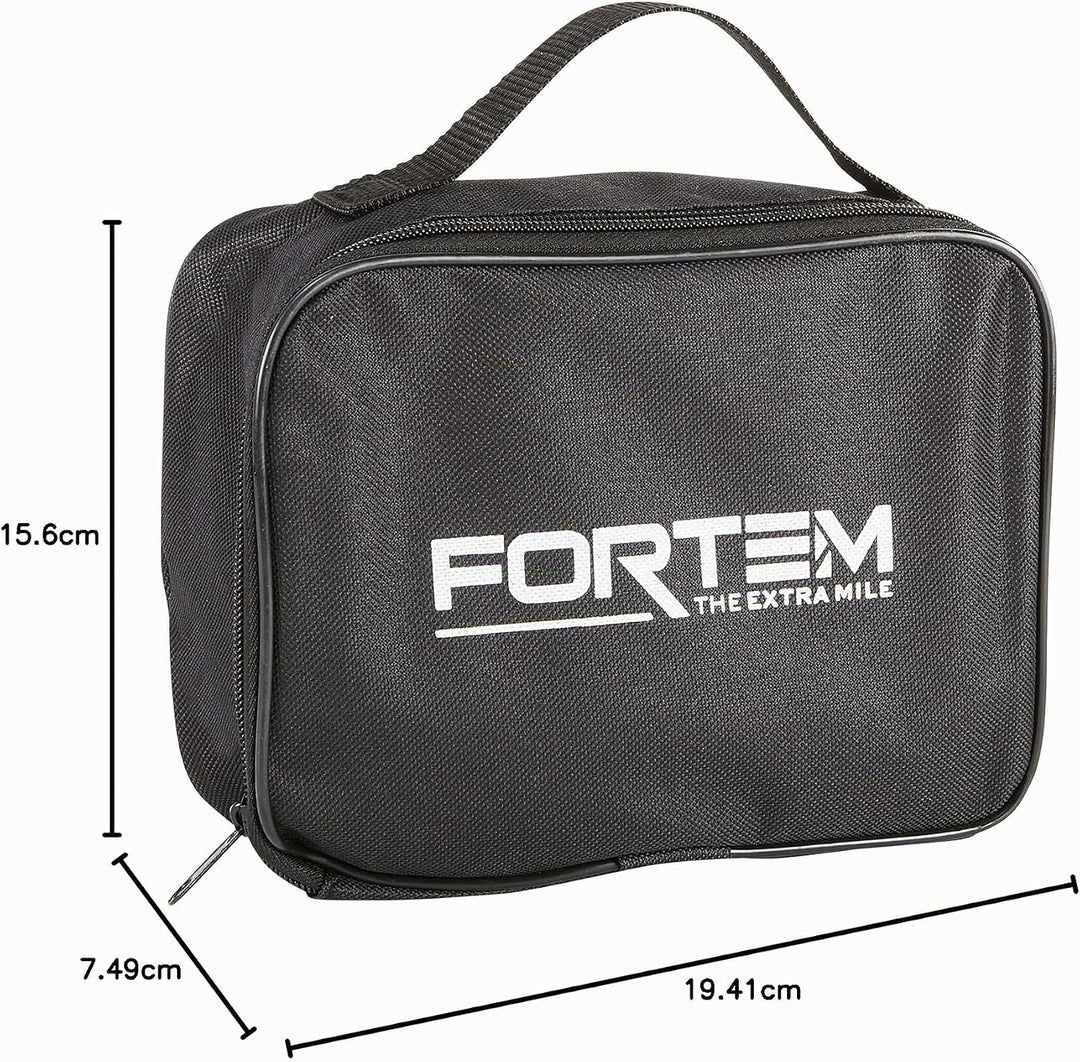 FORTEM Tragbarer Kompressor Autoreifen, Kompressor Fahrrad, 12V Autoreifen Pumpe und Fahrradpumpe El