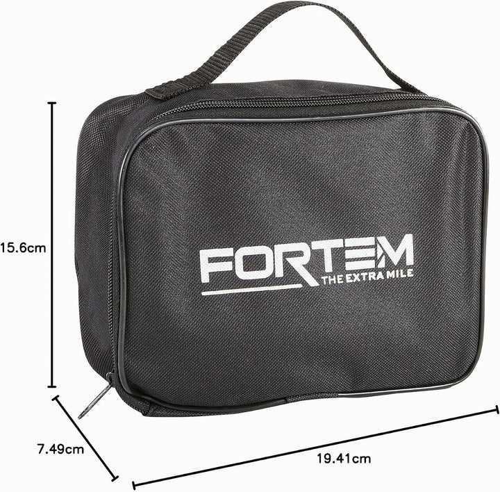 FORTEM Tragbarer Kompressor Autoreifen, Kompressor Fahrrad, 12V Autoreifen Pumpe und Fahrradpumpe El