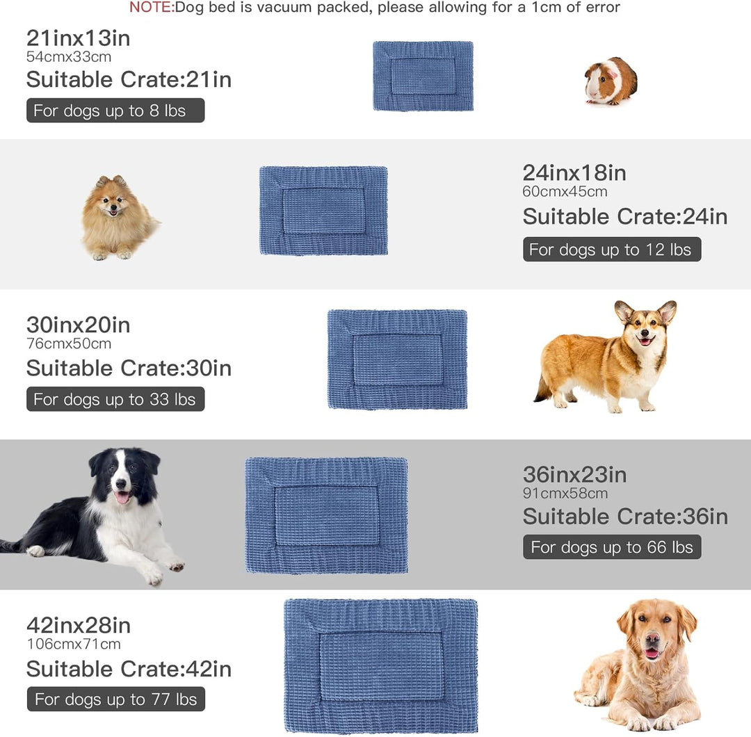 BVAGSS Orthopädisches Hundebett, Waschbar Hundekissen flauschig Hundematte, Umkehrbar Weiche und War