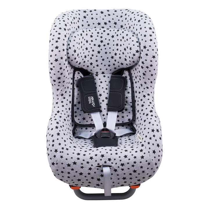 JYOKO KIDS Bezug kompatibel mit Romer Britax Max Way Plus (Black Star), Black Star