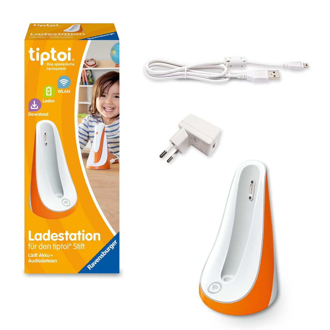 Ravensburger tiptoi Ladestation 00111 - lädt Akku und Audiodateien Single
