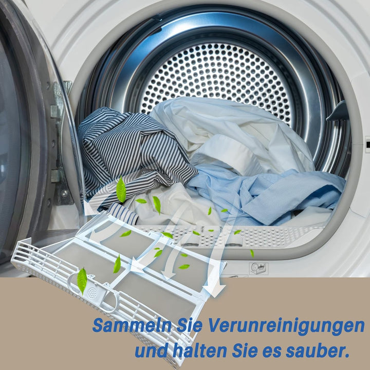 Flusensieb Filter für Bosch Siemens Neff Balay Constructa Trockner Wäschetrockner für Maxx 6/7 sensi