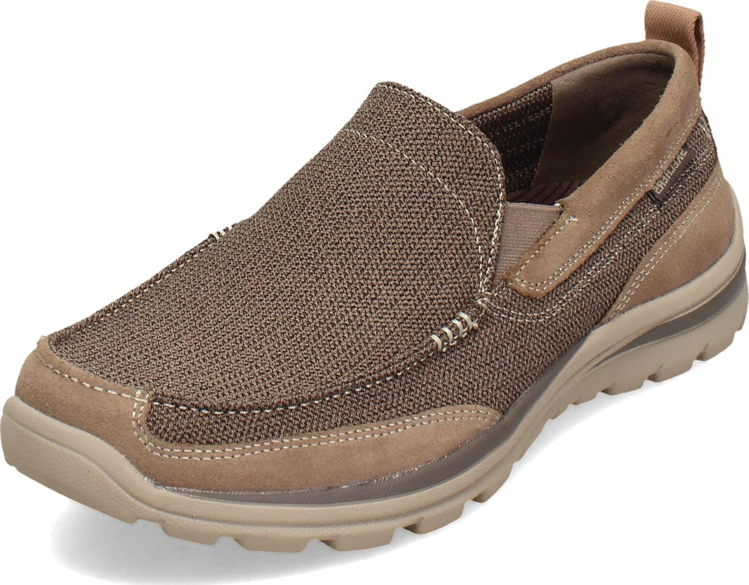 Skechers Herren Superior Milford Sneaker 42 EU Braun Ltbr, 42 EU Braun Ltbr