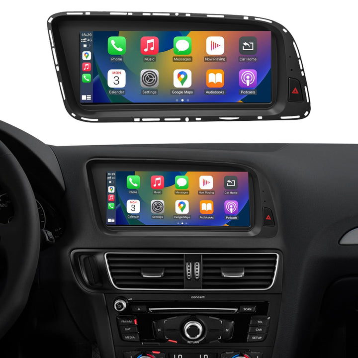 Road Top 8,9 Zoll Autoradio Drahtlos CarPlay Touchscreen für Audi Q5 2009-2017 Jahr mit 2GMMI, Autor