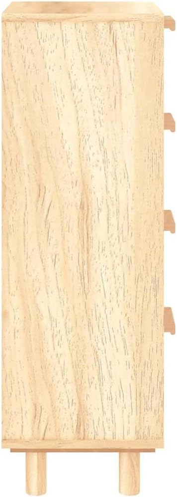 vidaXL Sideboard mit Schubladen Schrank Anrichte Beistellschrank Kommode Schubladenschrank Braun 40x