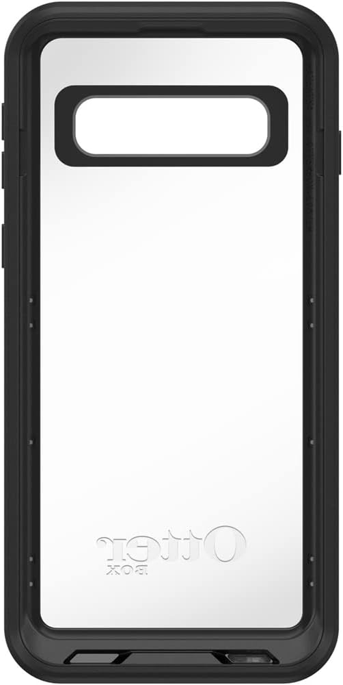 OtterBox Pursuit Series Schutzhülle für Galaxy S10, Transparent / Schwarz durchsichtig / schwarz, du
