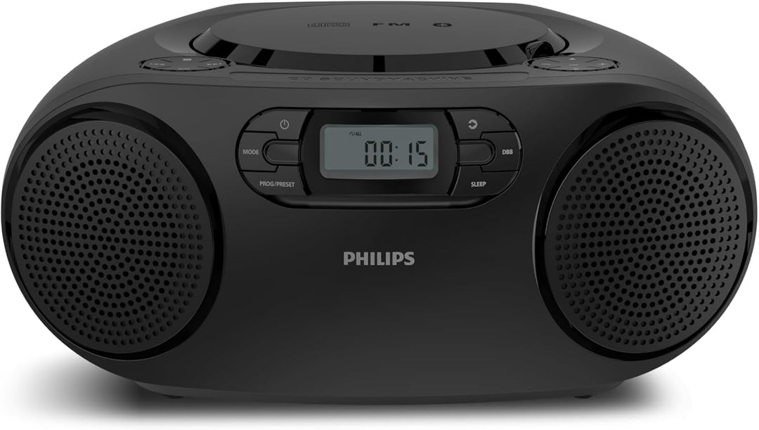 Philips Tragbare CD-Soundmaschine TAZ2000 mit UKW-Radio, Bluetooth 6.0, USB-Wiedergabe, Audio-Eingan