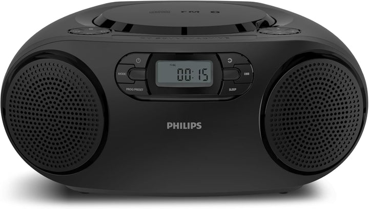 Philips Tragbare CD-Soundmaschine TAZ2000 mit UKW-Radio, Bluetooth 6.0, USB-Wiedergabe, Audio-Eingan