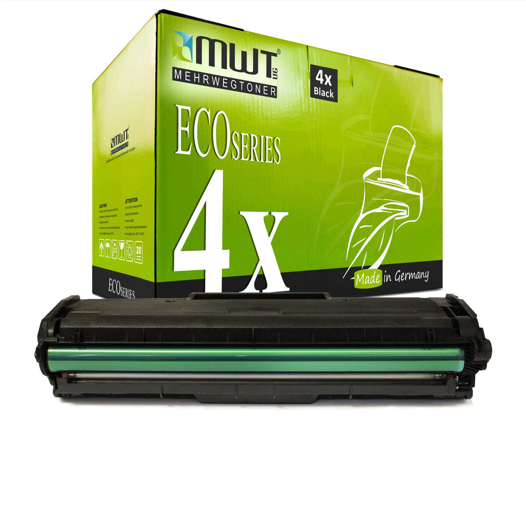 4X MWT Toner kompatibel für Samsung SCX 3400 3401 3405 FW F W ersetzt MLT-D101S Schwarz MLT-101S Bla