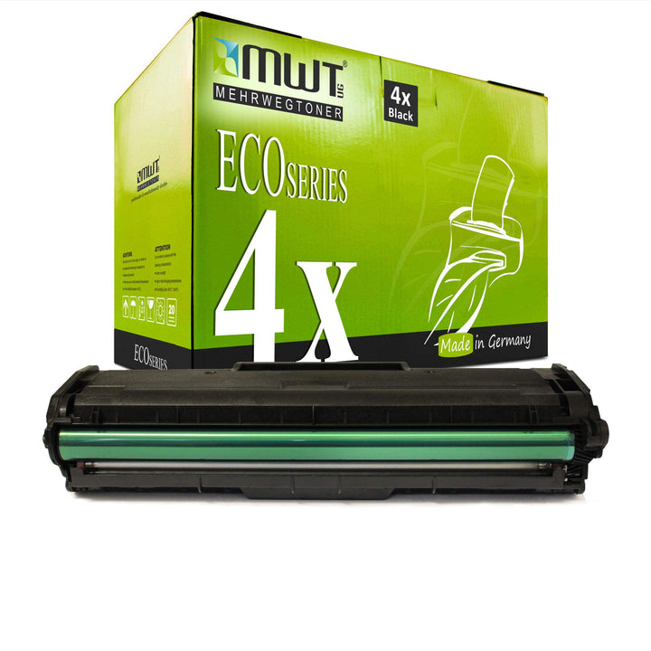 4X MWT Toner kompatibel für Samsung SCX 3400 3401 3405 FW F W ersetzt MLT-D101S Schwarz MLT-101S Bla