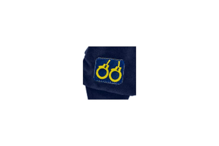 Sterntaler 3601645 Handpuppe Polizist, 29 x 27 x 9 cm, Blau