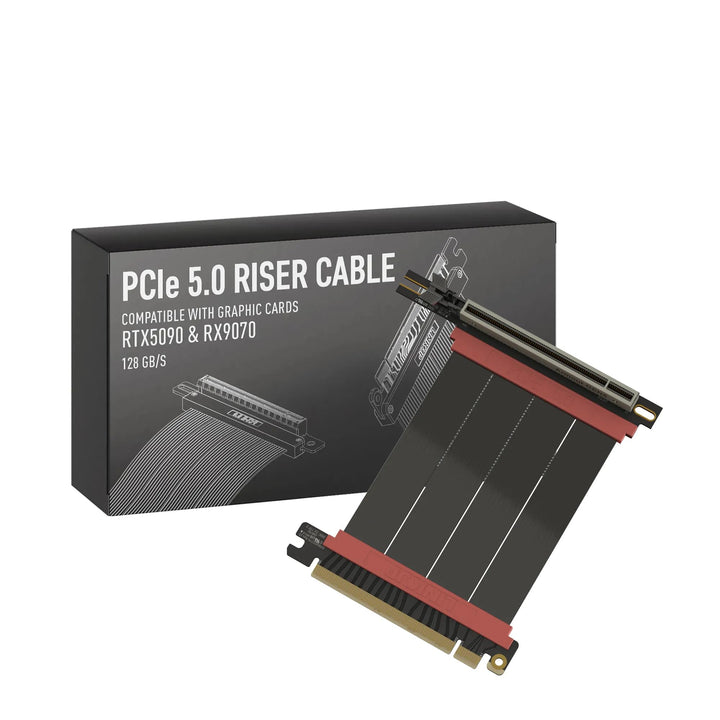 LINKUP - AVA5 Armour PCIE 5.0 Riser-Kabel | RTX5090 RX9070 GPU Bereit | x16 128GB/s Geschwindigkeit