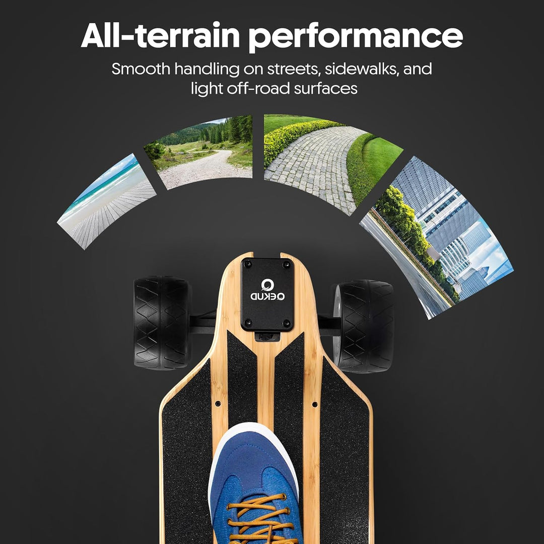 Elektro-Skateboard mit Fernbedienung für Erwachsene und Jugendliche | 7000W/2000W/1200W/1100W Motor,