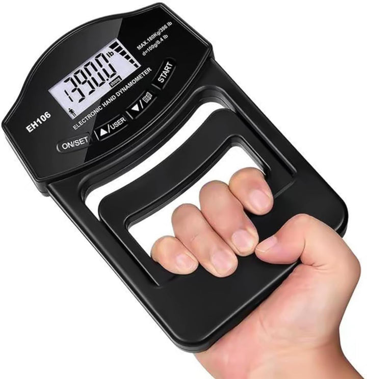 Griffstärke-Tester, 396 Pfund, digitaler Hand-Dynamometer, Griffstärke-Messgerät, USB-wiederaufladba