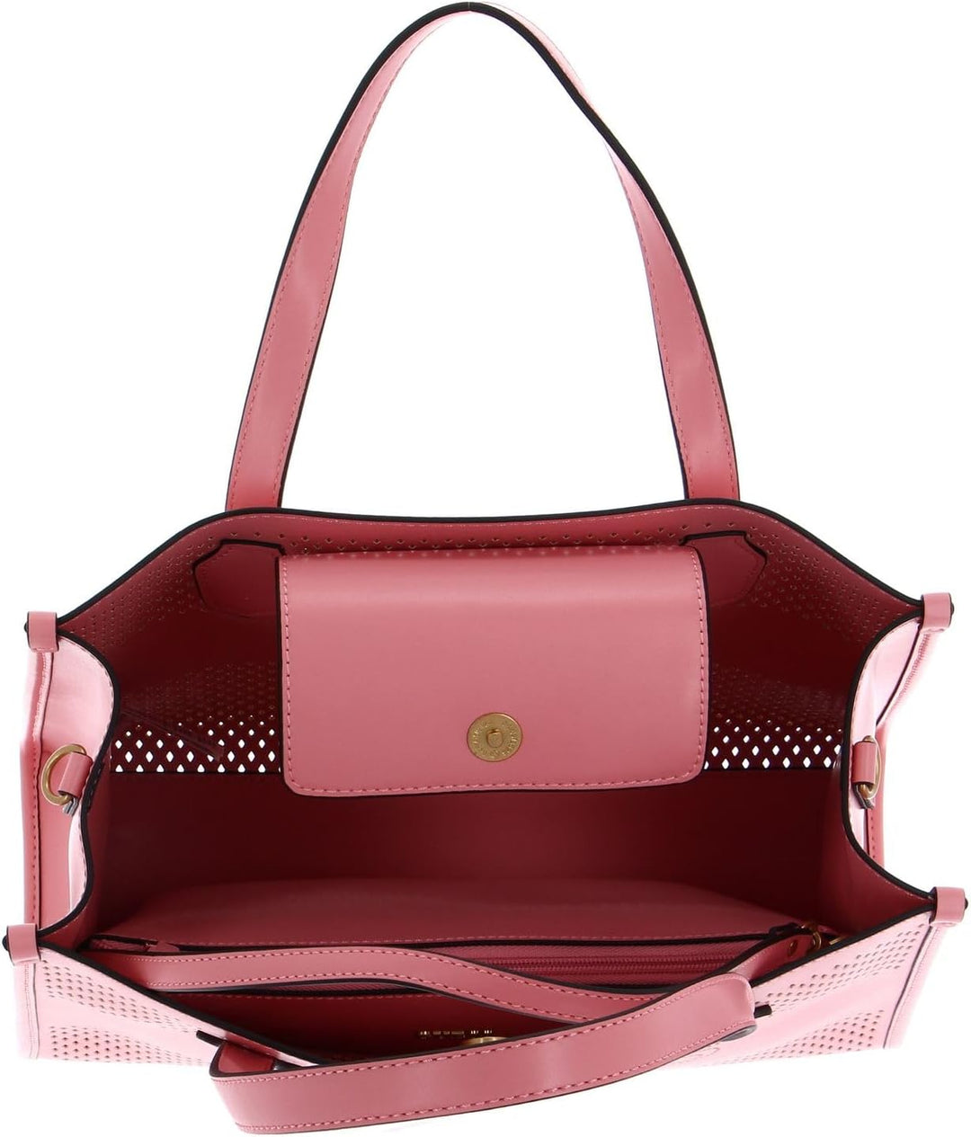GUESS Damen Handtasche Katey Perf Pink