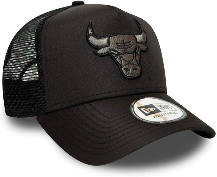 New Era Boston Red Sox Tonal Mesh A-Frame Adjustable Trucker Cap Einheitsgrösse Bulls-Black, Einheit