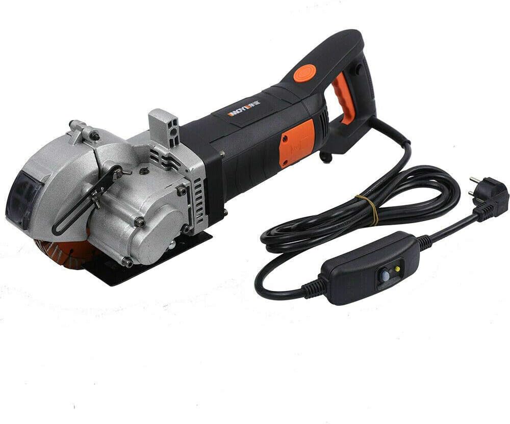 Elektrische Schlitzfräser, 4800W Mauernutfräse Schlitzfräse Wand Chaser Maschine Wandschlitzer Schni