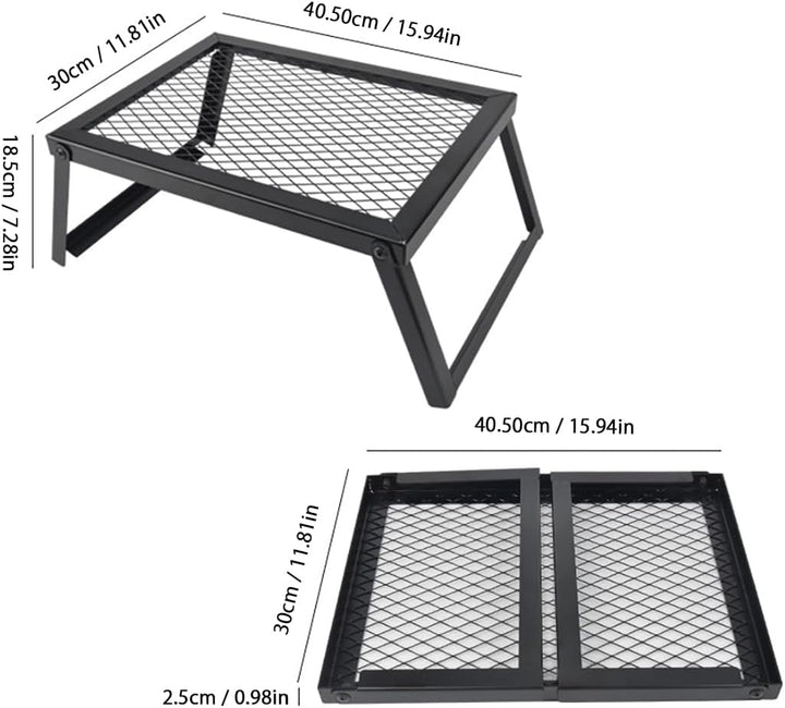 Klappbare Grilltische - Campingtische Mit Netzplatten, Tragbare Picknicktische, Metalltische, Grillt