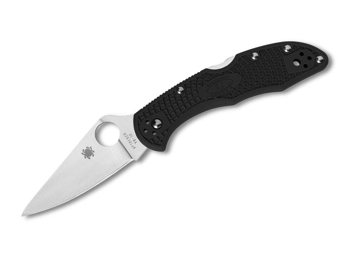 Spyderco C11FPBK Taschenmesser Delica Light Black FRN, Schwarz, M