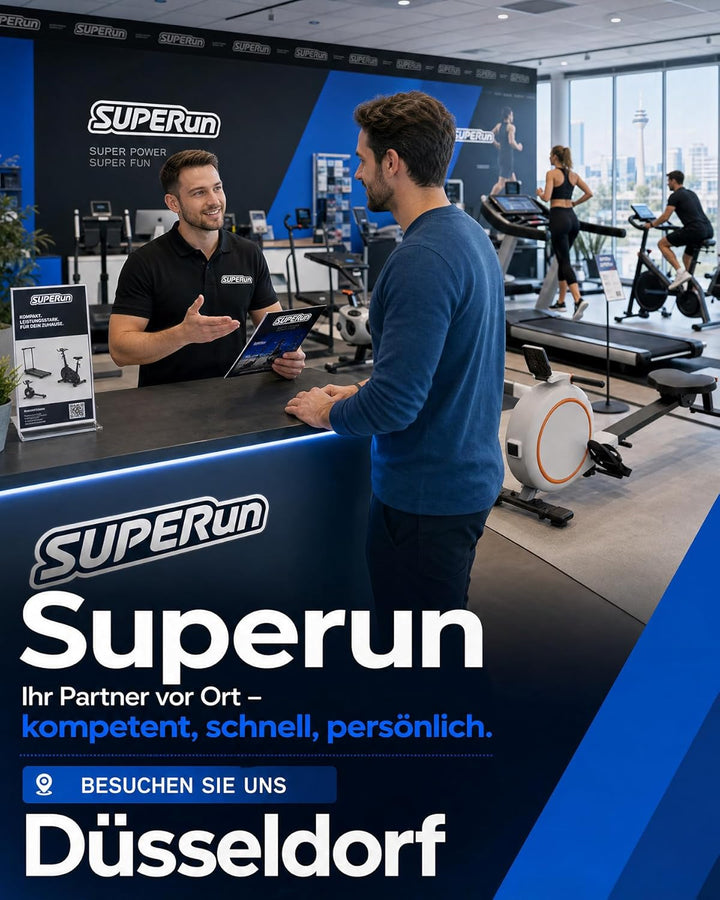 Superun Raceable Walking Pad, Laufband für Zuhause 2.5 PS mit App und Fernbedienung, Laufband Schrei