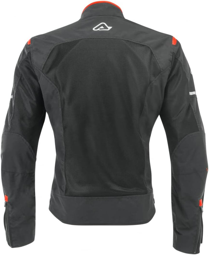 Acerbis Unisex 0023744.323.062 Jacke, schwarz/rot, S