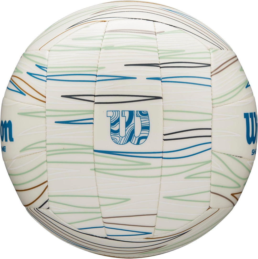 Wilson Outdoor-Freizeit-Volleyball, offizielle Grösse Gen Green White/Blue, Gen Green White/Blue