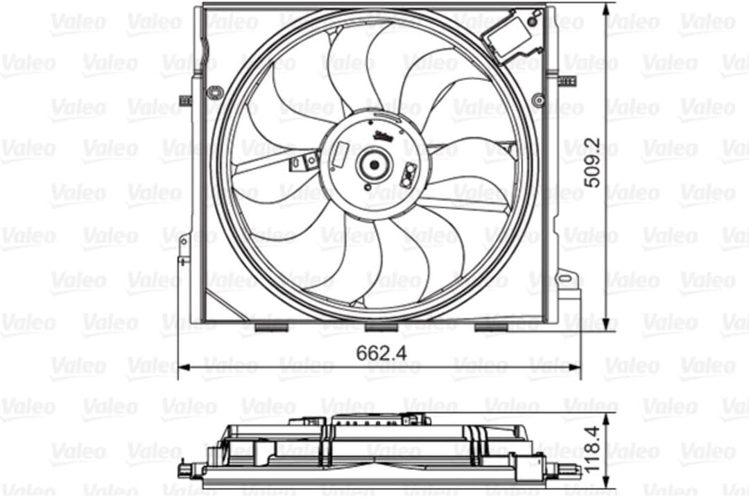 Valeo Lüfter, Motorkühlung 696873